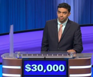 Neilesh Vinjamuri, today's Jeopardy! winner (for the August 12, 2025 game.)