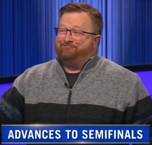 Shane Whitlock, today's Jeopardy! winner (for the February 26, 2025 game.)