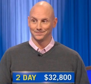 Josh Weikert, today's Jeopardy! winner (for the March 24, 2025 game.)