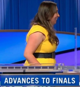 Juveria Zaheer, today's Jeopardy! winner (for the March 4, 2025 game.)