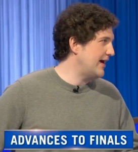 Matt Amodio, today's Jeopardy! winner (for the March 3, 2025 game.)