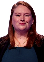 Sara Grady on Jeopardy!