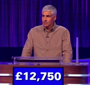 Dan Afshar, today's UK Jeopardy! winner (for the April 1, 2025 game.)