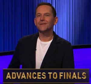 Dave Friedberg, today's Celebrity Jeopardy winner (for the April 16, 2025 game.)
