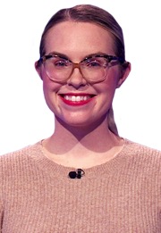 Kara Peruccio on Jeopardy!