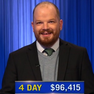 Ben Ganger, today's Jeopardy! winner (for the May 2, 2025 game.)