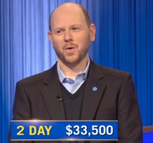 Dan Moren, today's Jeopardy! winner (for the May 8, 2025 game.)