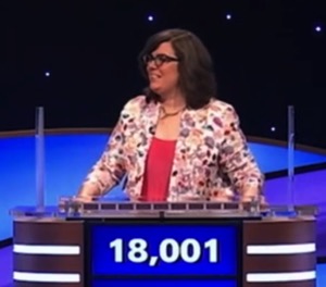 Victoria Groce, today's Jeopardy! Masters winner (for May 20, 2025, game 1.)