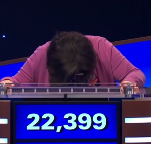 Victoria Groce, today's Jeopardy! Masters winner (for May 21, 2025's first game.)
