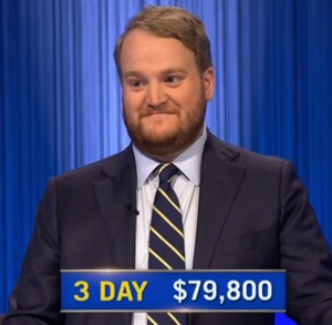 Matt Massie, today's Jeopardy! winner (for the June 12, 2025 game.)
