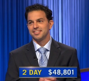 Jason Singer, today's Jeopardy! winner (for the July 2, 2025 game.)