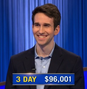 Scott Riccardi, today's Jeopardy! winner (for the July 7, 2025 game.)