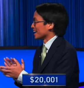 Paolo Pasco, today's Jeopardy! winner (for the September 10, 2025 game.)
