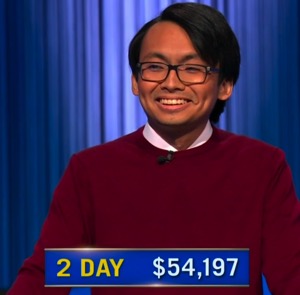 Paolo Pasco, today's Jeopardy! winner (for the September 11, 2025 game.)