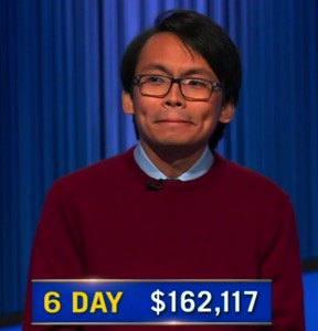 Paolo Pasco, today's Jeopardy! winner (for the September 17, 2025 game.)