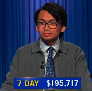 Paolo Pasco, today's Jeopardy! winner (for the September 18, 2025 game.)