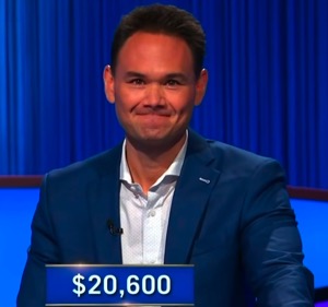 Aaron Levine, today's Jeopardy! winner (for the October 27, 2025 game.)