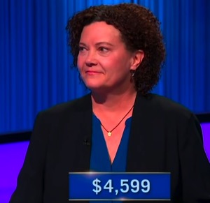 Aimée Fluitt, today's Jeopardy! winner (for the October 10, 2025 game.)