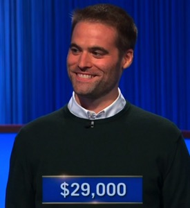 Spencer Janes, today's Jeopardy! winner (for the October 9, 2025 game.)