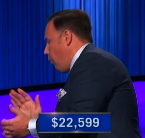 Tom Devlin, today's Jeopardy! winner (for the October 21, 2025 game.)