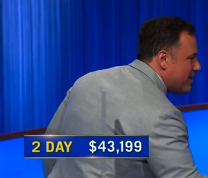 Tom Devlin, today's Jeopardy! winner (for the October 22, 2025 game.)