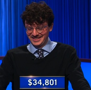 Harrison Whitaker, today's Jeopardy! winner (for the November 11, 2025 game.)