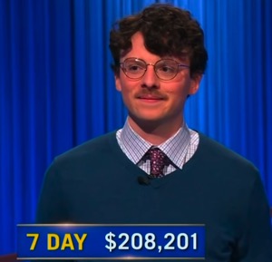 Harrison Whitaker, today's Jeopardy! winner (for the November 19, 2025 game.)