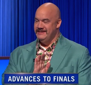 Guy Branum, today's Jeopardy! winner (for the December 22, 2025 game.)