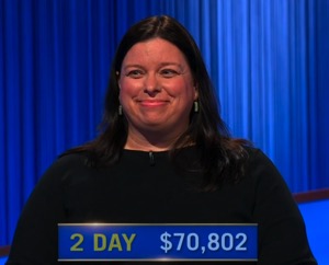 Libby Jones, today's Jeopardy! winner (for the December 2, 2025 game.)
