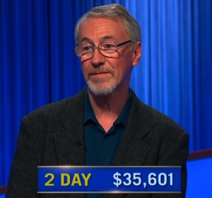 Ron Lalonde, today's Jeopardy! winner (for the December 4, 2025 game.)