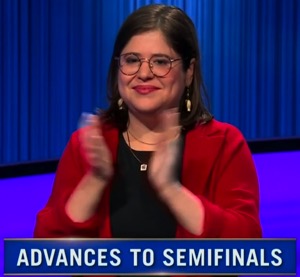 Allegra Kuney, today's Jeopardy! winner (for the January 20, 2026 game.)