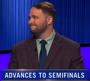 TJ Fisher, today's Jeopardy! winner (for the January 26, 2026 game.)