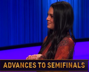Katie Nolan, today's Celebrity Jeopardy! winner (for the March 13, 2026 game.)