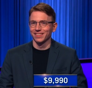 Noah Hamilton, today's Jeopardy! winner (for the March 2, 2026 game.)