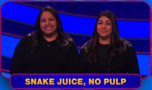Snake Juice, No Pulp on Pop Culture Jeopardy!