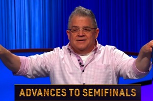 Patton Oswalt, today's Celebrity Jeopardy winner (for the May 1, 2026 game.)