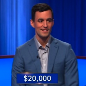Tristan Williams, today's Jeopardy! winner (for the May 6, 2026 game.)