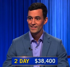 Tristan Williams, today's Jeopardy! winner (for the May 7, 2026 game.)