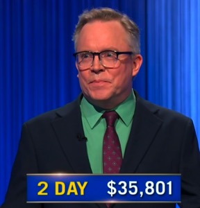 Adam Remsen, today's Jeopardy! winner (for the June 15, 2026 game.)