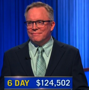 Adam Remsen, today's Jeopardy! winner (for the June 19, 2026 game.)