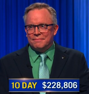 Adam Remsen, today's Jeopardy! winner (for the June 25, 2026 game.)
