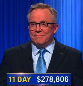 Adam Remsen, today's Jeopardy! winner (for the June 26, 2026 game.)