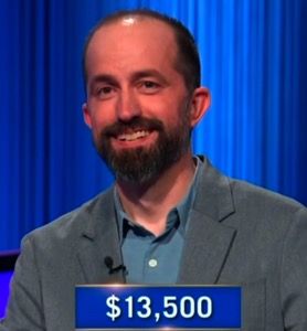 Matt Wheeler, today's Jeopardy! winner (for the June 11, 2026 game.)