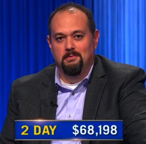 Peter McFerrin, today's Jeopardy! winner (for the June 2, 2026 game.)
