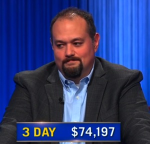 Peter McFerrin, today's Jeopardy! winner (for the June 3, 2026 game.)