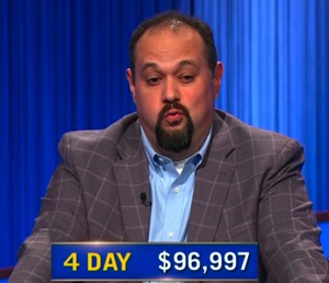 Peter McFerrin, today's Jeopardy! winner (for the June 4, 2026 game.)