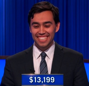 Caleb Groen, today's Jeopardy! winner (for the July 2, 2026 game.)
