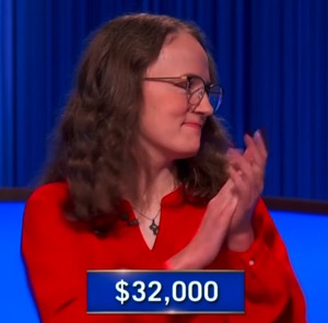 Grace Biermann, today's Jeopardy! winner (for the July 21, 2026 game.)