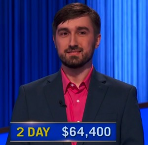 Matthew Riggle, today's Jeopardy! winner (for the July 24, 2026 game.)