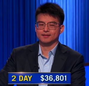 Richard Nguyen, today's Jeopardy! winner (for the July 1, 2026 game.)